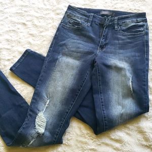 Nature mid rise skinny jeans